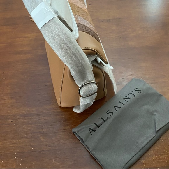 All Saints Leather Crossbody Bag - Picture 7 of 13